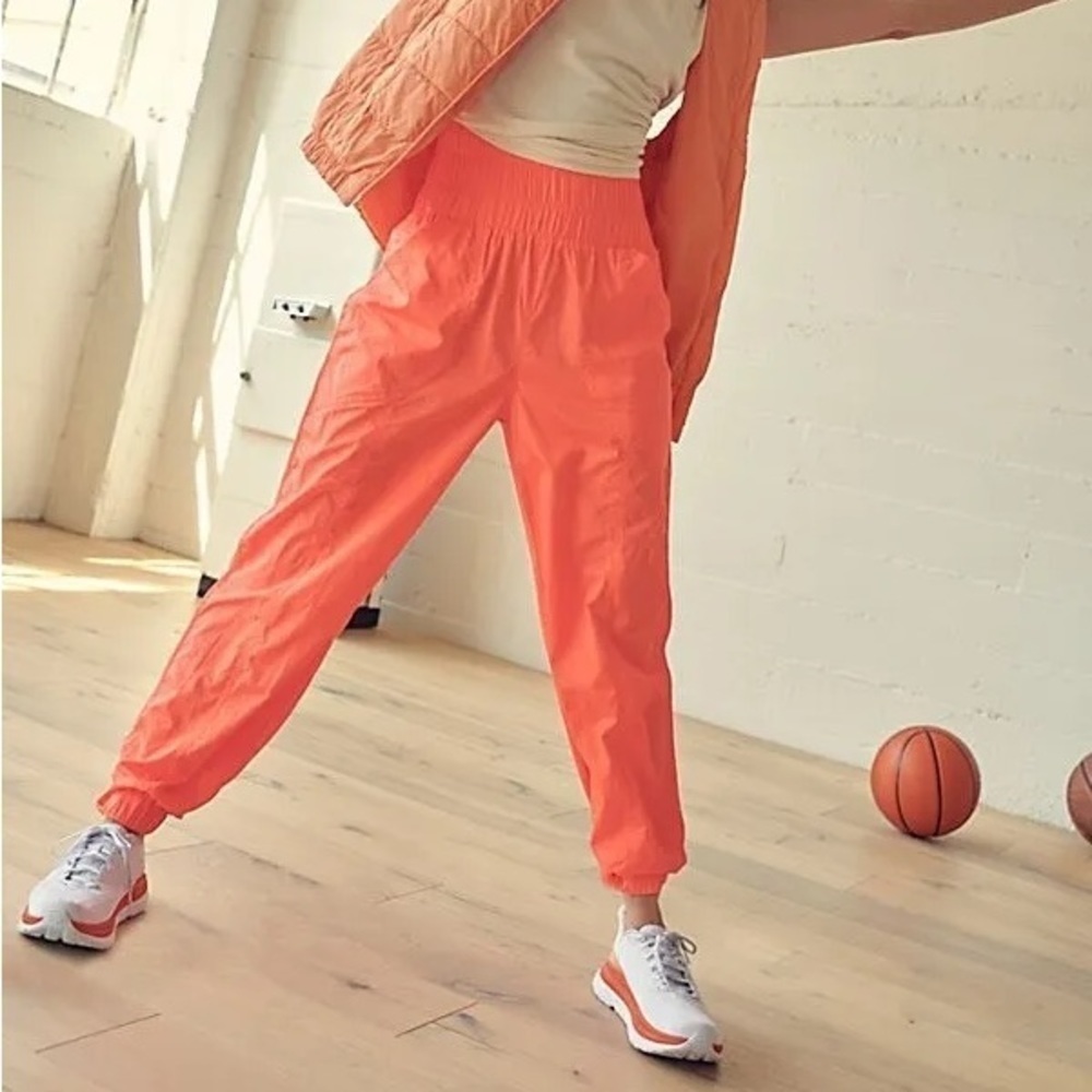 Free People Movement The Way Home Jogger Neon Orange